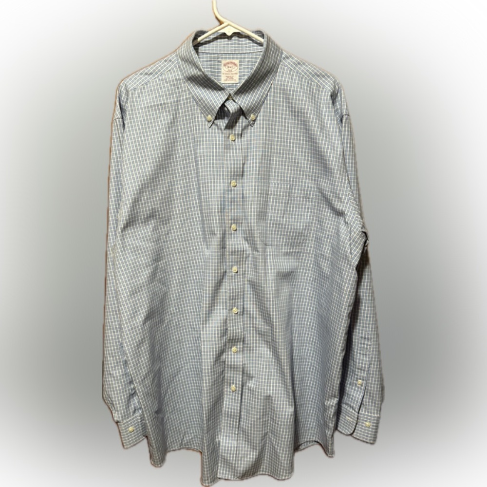 Brooks Brothers Original Polo Shirt Size 18-6/7 Regular Fit